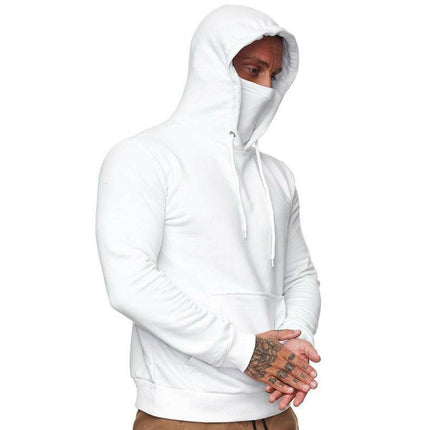 Sweatshirt Hooded Long Sleeve T-Shirt Men's Sweatshirt Mask at €42.99