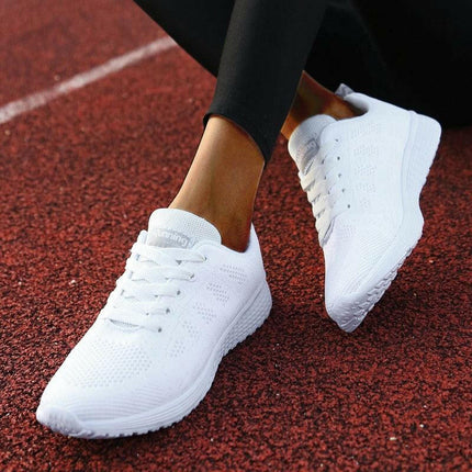 Women's Air Mesh Sneakers: Breathable Casual Flats, Trainers & Basket Tenis Feminino at €22.99