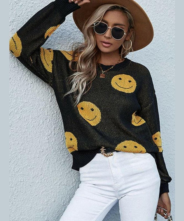 Women’s Smily Cute Sweater - GrozavuShop